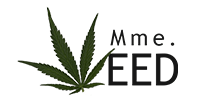 Logo avec feuille pour présenter madame weed